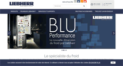 Desktop Screenshot of liebherr-electromenager.fr